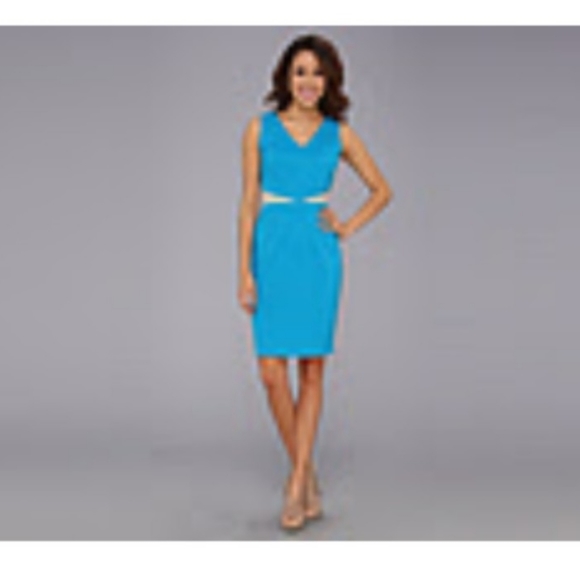 Anne Klein Turquoise Sheath Dress - Picture 7 of 7